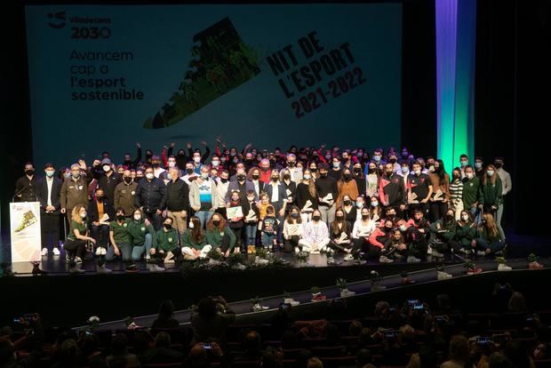 La 28a Noche del Deporte de Viladecans reconoce el esfuerzo de campeones como Sergio Garrote, Pol Elvira o el equipo mixto de Futbol Sala