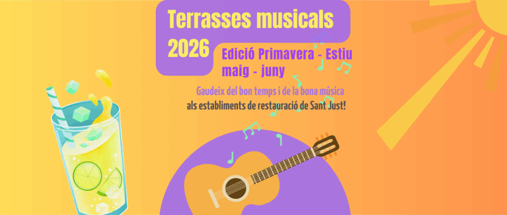 Sant Just Desvern inaugurará el 2 de mayo la tercera edición de las Terrasses Musicals
