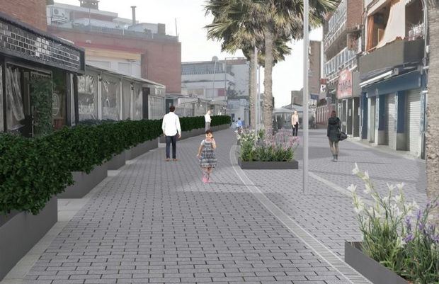 Las obras de reforma de la Avenida dels Banys de Castelldefels comenzarán el 19 de abril