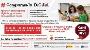 Sant Climent de Llobregat lanza un Campamento Digital para jóvenes de ESO