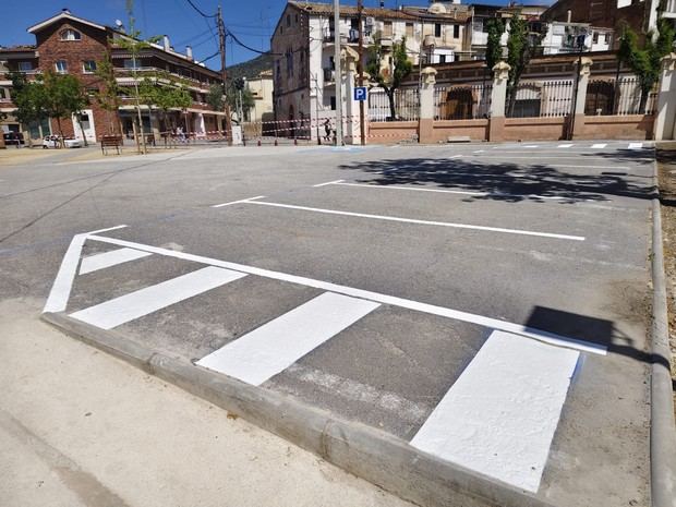 Nuevo aparcamiento gratuito en Olesa a partir del viernes para facilitar el acceso al centro