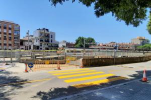 La reforma de la estación de Molins de Rei da un paso clave con la apertura de un acceso provisional