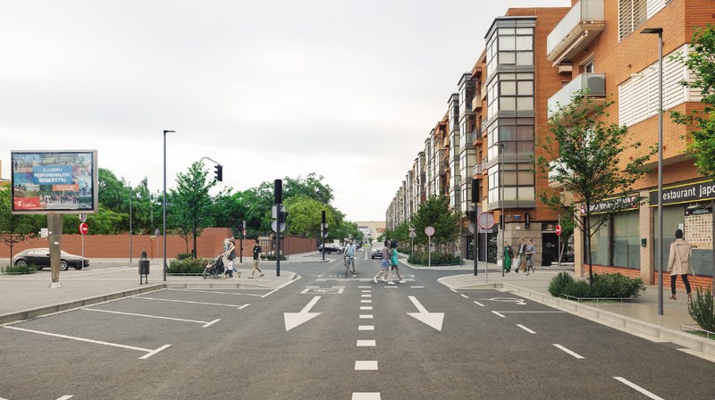 Segunda Fase de las obras en la Avenida Pablo Picasso