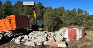 Begues duplica su capacidad de almacenamiento de agua para combatir incendios forestales