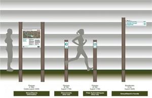 Olesa impulsa nueva señalización para la ruta de Can Llimona y caminatas saludables