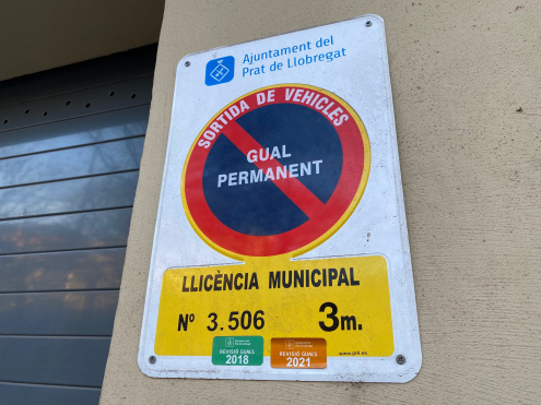 Nueva ordenanza de vados en El Prat de Llobregat