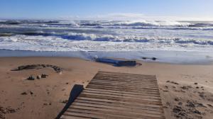 El temporal Gerard envía a pique las playas de Gavà-Mar