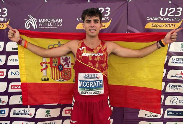 Paul McGrath, campeón europeo de atletismo