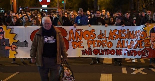 Juanjo Álvarez, en primera línea de la actividad de la Plataforma Pedro Álvarez