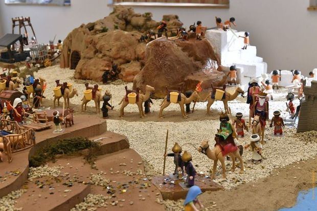 El Pesebre de Playmobil toma el Edificio de la República de Castelldefels