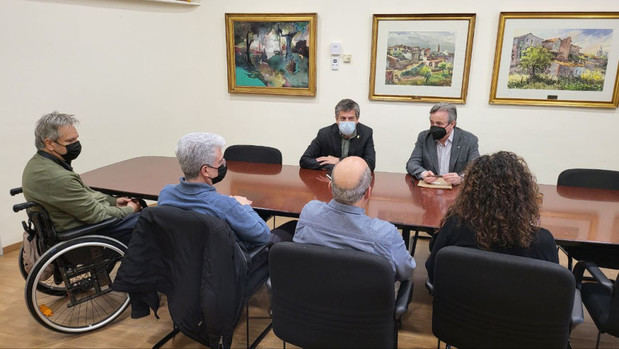 El equipo de gobierno de Olesa se ha reunido con Antoni Morral