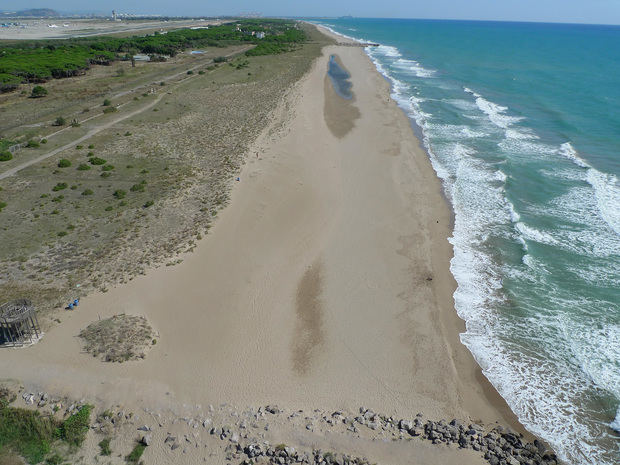 El litoral de Viladecans, en peligro