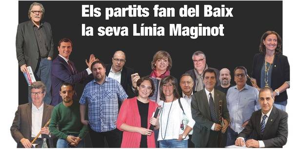 Els partits fan del Baix la seva Línia Maginot