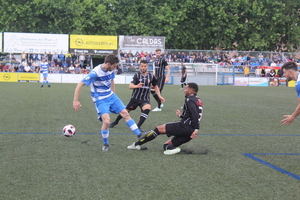 Partido de ida en El Prat, donde ganaron los pratenses por 2 a 1.