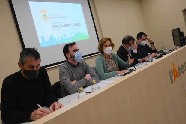 Las personas y el medioambiente son las prioridades de los presupuestos de Sant Joan Despí para el 2022