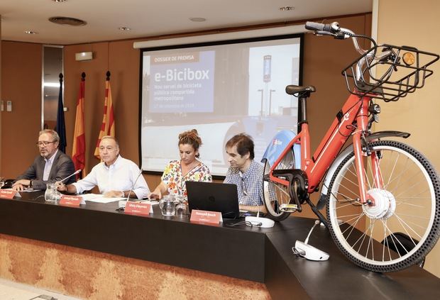 Presentación del nuevo servicio de bicicleta pública compartida metropolitana.