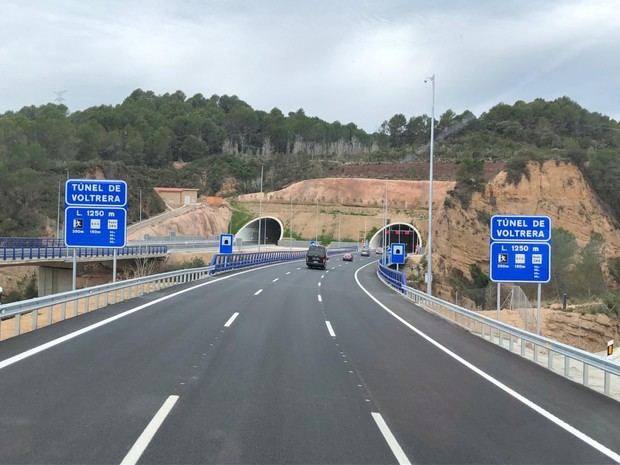 Simulacro de emergencia en el Túnel de Voltrera de Abrera la noche del 16 al 17 de octubre