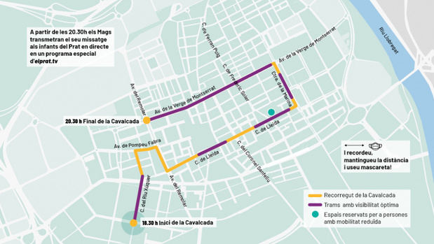 El Prat modifica la Cabalgata de los Reyes Magos para garantizar la seguridad de los asistentes