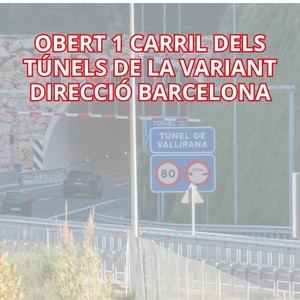 Reabre el túnel de la variante tras el incendio de un transformador