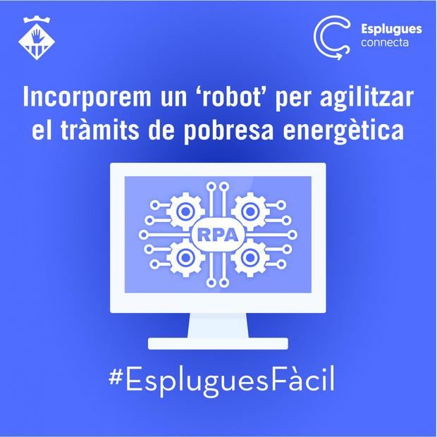 El consistorio de Esplugues innova con un robot que agiliza trámites