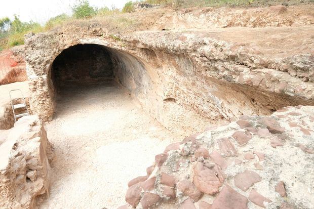 Estado actual del conjunto arqueológico.