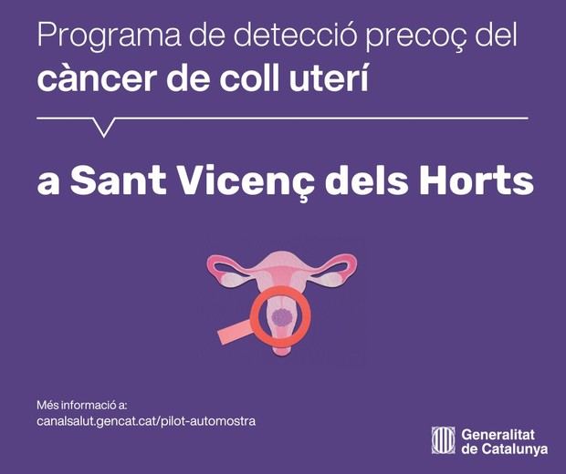 Sant Vicenç dels Horts pone en marcha el cribado del cáncer de cuello uterino con pruebas en casa