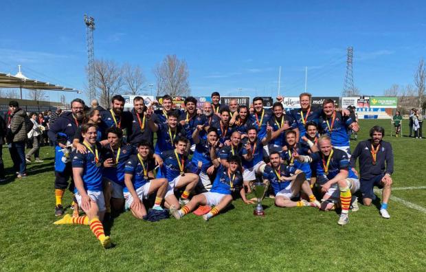 Histórico. La UE Santboiana gana la Supercopa de España de rugby en un partido épico