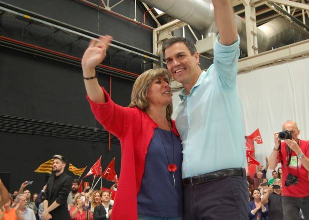 Pedro Sánchez ha centrado su paso por Cataluña con un macro acto en L'Hospitalet