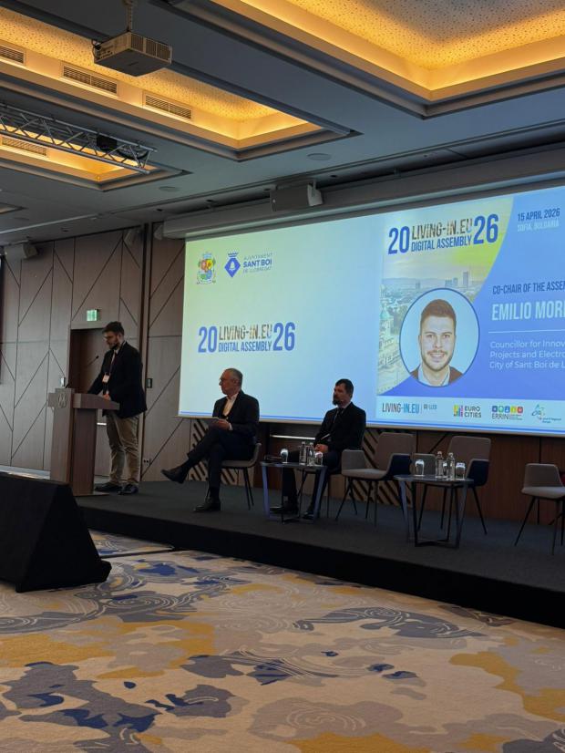 Sant Boi lleva a la Asamblea de Living-in.EU su defensa de una digitalización inclusiva