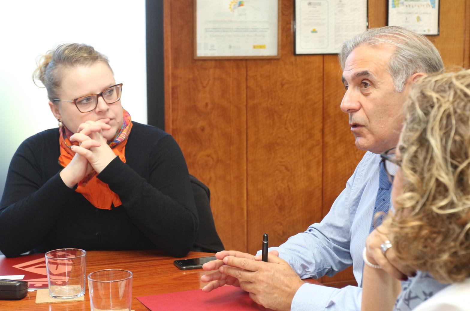 La OMS bendice el proyecto de recuperación de la orilla del río a su paso por Sant Andreu