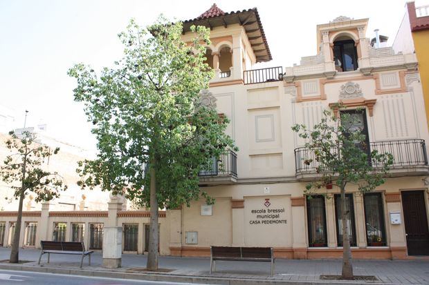 Casa Pedemonte, una de las guarderías municipales de Sant Andreu