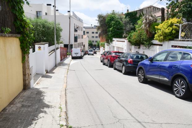 Cortada a la circulación la calle Ateneu de Sant Just por obras de reurbanización