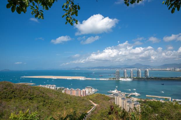 Sanya – vista aérea de Phoenix Island