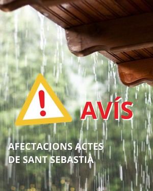 Vallirana suspende la Talabala y el Correfoc por lluvia este fin de semana