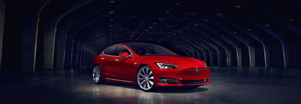 Model S, uno de los modelos eléctricos que la compañía presentó en el Automobile Barcelona