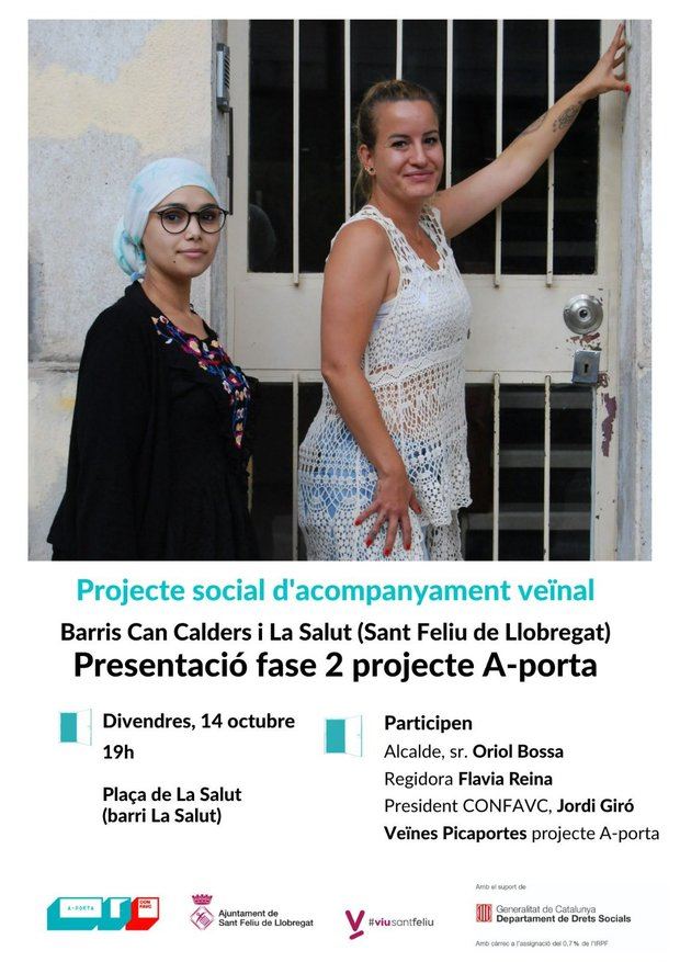 Resultados de la segunda fase del proyecto 'A-porta' en la Salut y Can Calders