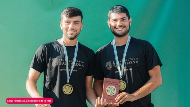 Sergi Puértolas se corona campeón de Europa universitario de pádel en Coimbra