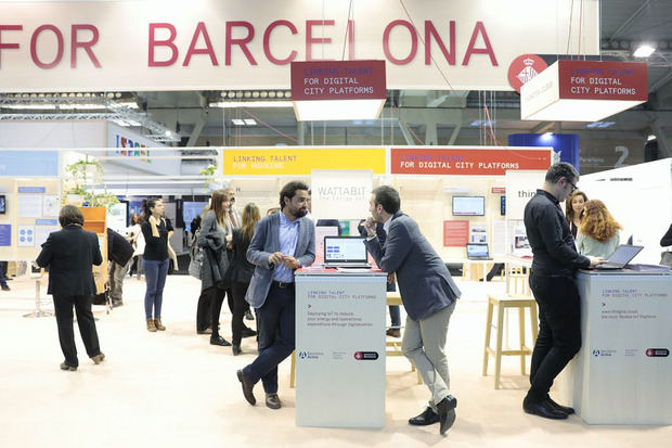 Smart City Expo World Congress en el recinto de la Fira de Barcelona en L'Hospitalet.
