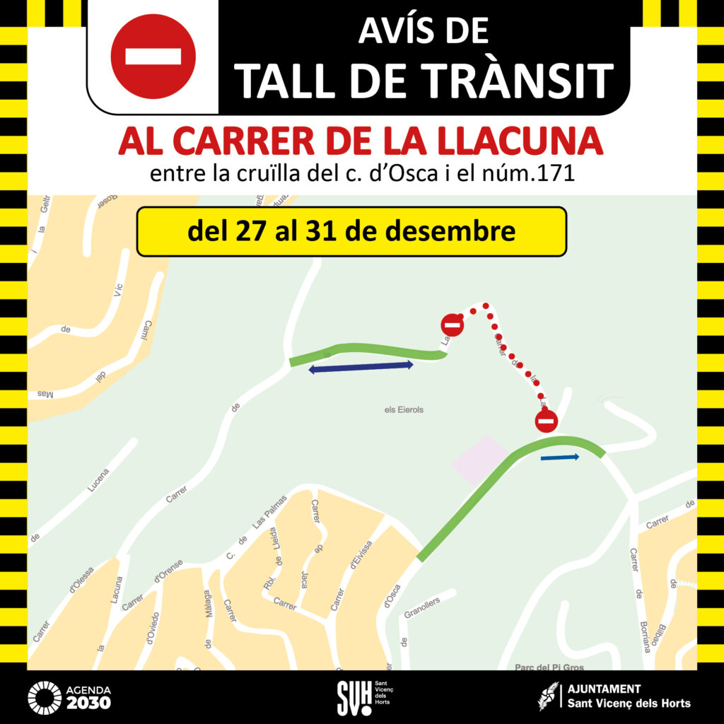 La calle de la Llacuna sufre afectaciones en la movilidad debido a las obras