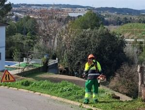 El Ayuntamiento de Abrera comienza labores de mantenimiento en Can Vilalba y otros barrios
