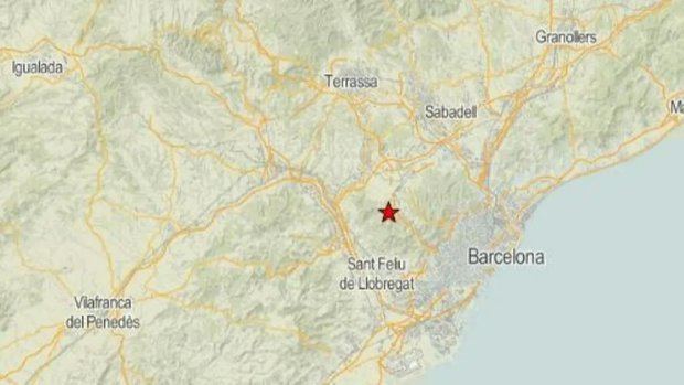 Un terremoto de magnitud 2,7 sacude la comarca del Baix Llobregat