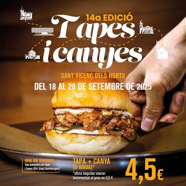 El Tapes i Canyes regresa a Sant Vicenç dels Horts del 18 al 28 de septiembre