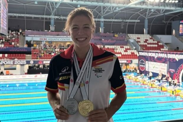 Núria Marquès brilla con oro y plata en el Mundial de Natación de Singapur