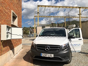 Endesa instala puntos de recarga para sus vehículos comerciales de tracción eléctrica en cuatro subestaciones del Baix Llobregat