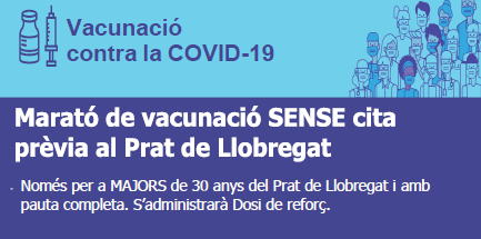 El Centre Cívic Delta acoge una maratón de vacunación de tercera dosis de Covid-19