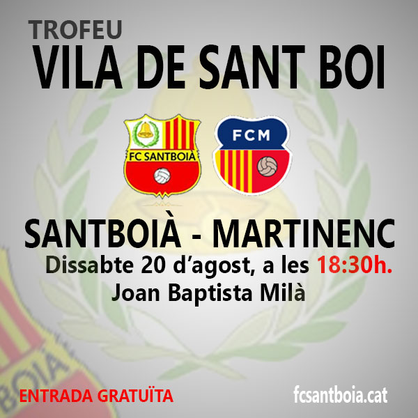 Un robatori de coure al Joan Baptista Milà obliga a modificar l’horari del trofeu Vila de Sant Boi