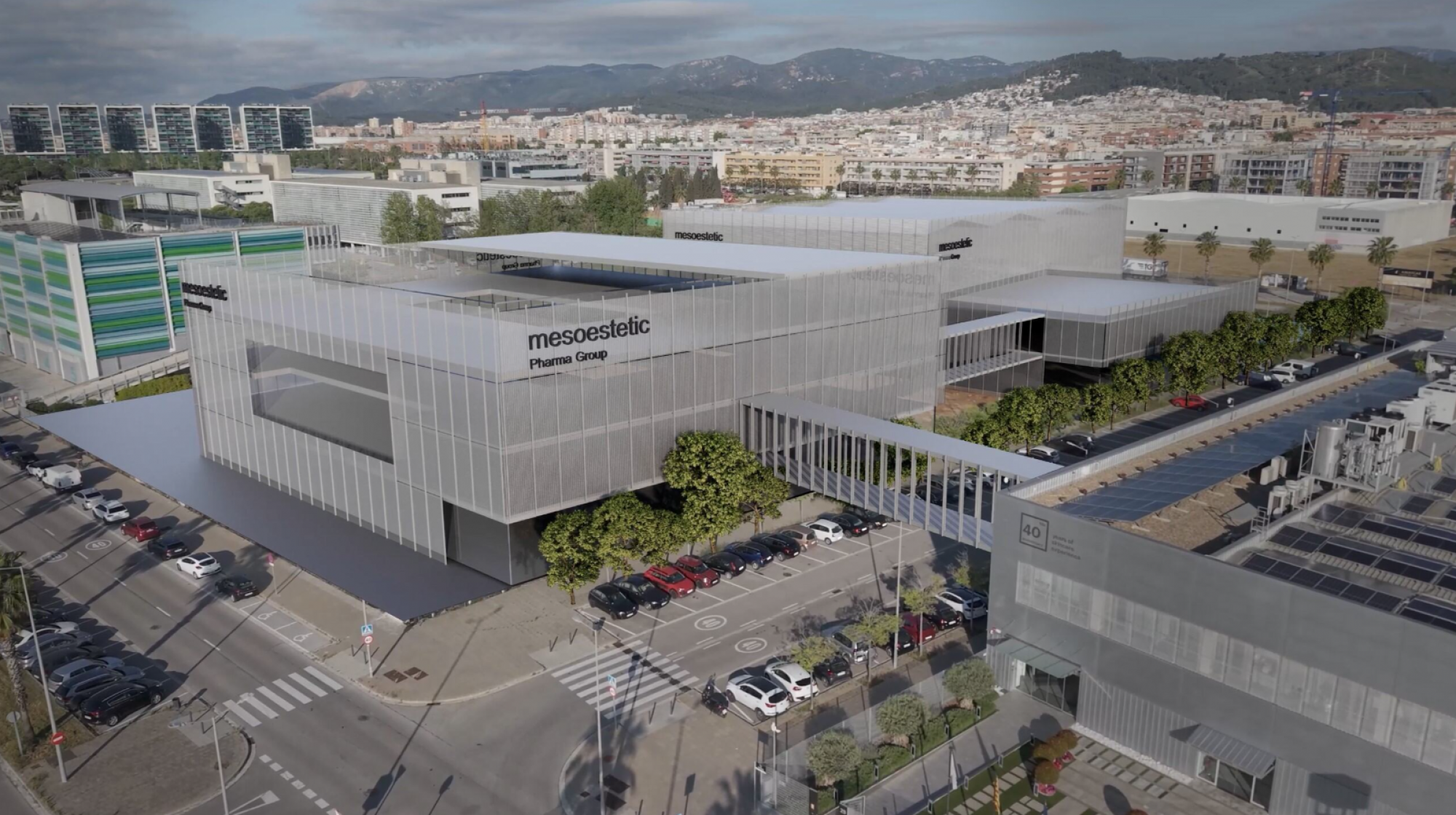 Vista proyectada del nuevo mesoestetic® Campus