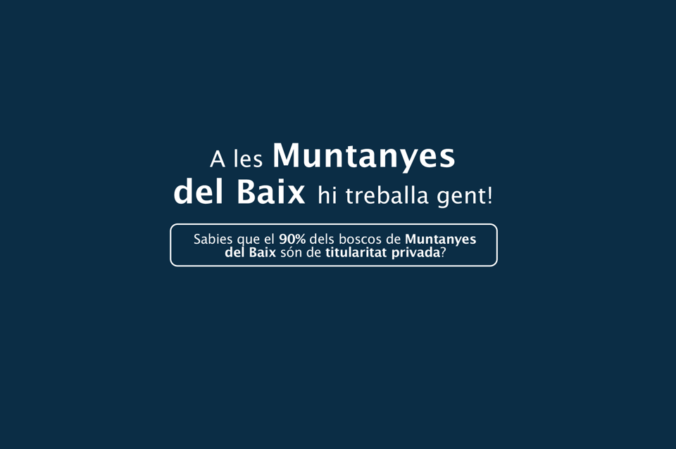 La campaña Muntanyes del Baix recuerda la importancia de cuidar del patrimonio natural