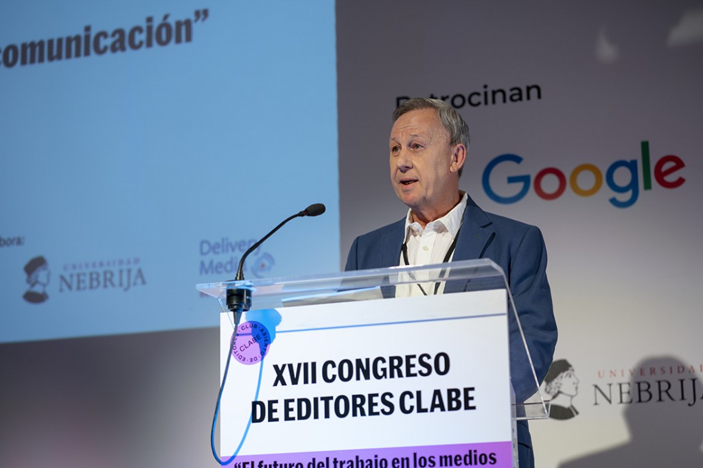 Ignacio Rojas, vicepresidente primero de CLABE y editor de Peldaño Media Group