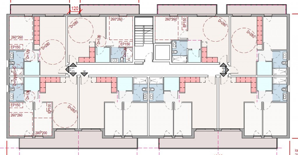 Plano de las viviendas